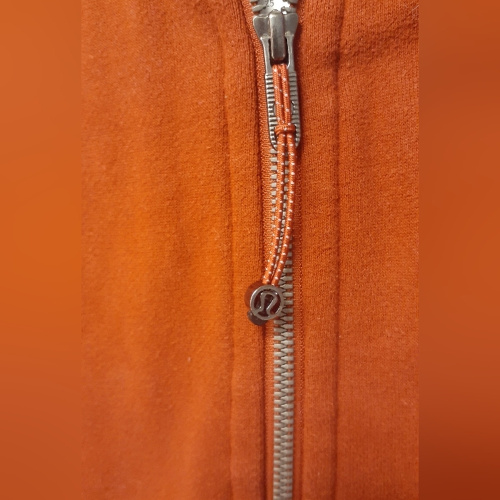 Dark red zip-up Lululemon hoodie - size 10 - Picture 2 of 8